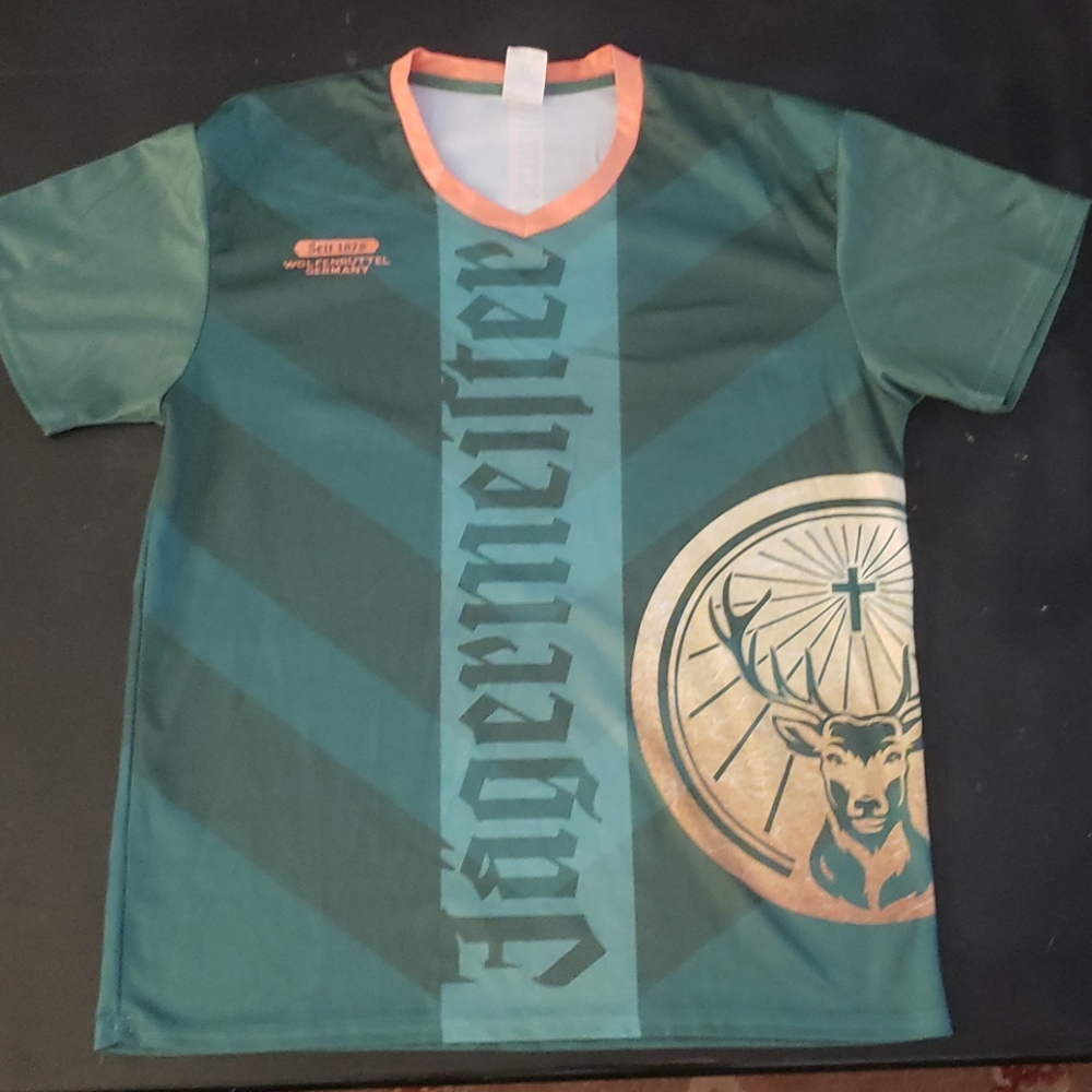 Jagermeiher promotional soccer jersey